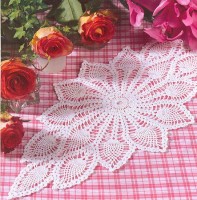 Oválna dečka-ananásovy vzor